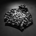 VOID Camo Hoodie – bold streetwear camo black and white